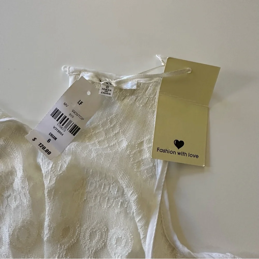 NWT LF Into Woven Cold Shoulder Camisole